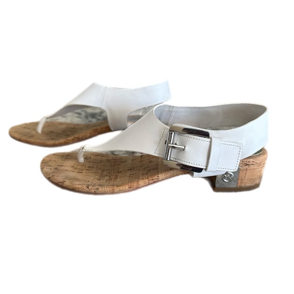 Michael Kors London Thong Sandals leather T Strap Slingback - Picture 5 of 11